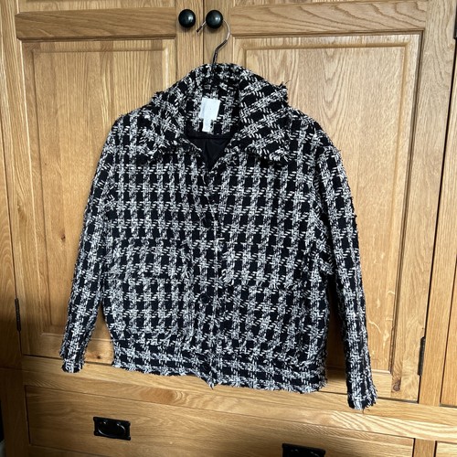 Ladies tweed jacket size - h&m, s