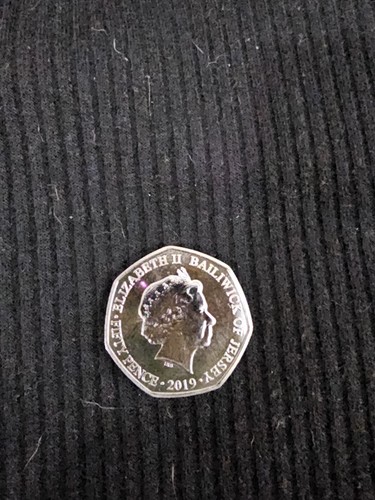 2019 50p coin - 1969, jersey