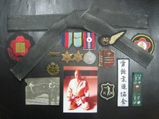 REMARKABLE WW2 BRITISH/JAPANESE RAF CATERPILLAR CLUB & ESCAPERS MEDAL GROUP JUDO