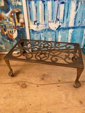 Vintage Brass Pierced Trivet