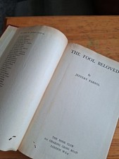 Vintage Hardback The Fool