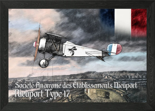 Nieuport type framed - nieuport, wall