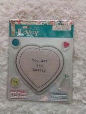 Docrafts Papermania Lovely 5x5 Clear Stamps For Cards And Crafts
