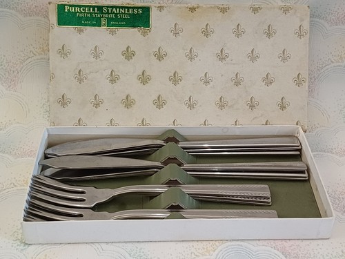 Purcell fish knive fork set - fish, &