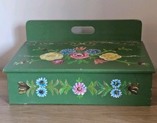 Vintage Wooden Box with Dutch