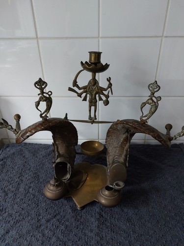 Antique angelo inkwell rams - antique,