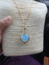  vintage Gold-Tone kirks folly watch pendant Necklace 32 in