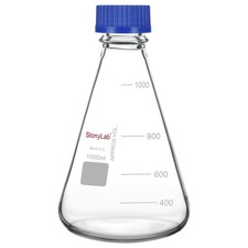 Erlenmeyer Flask with Blue