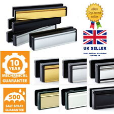 Door Letter Plate Chrome UPVC