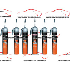 6 X Wynns Black Instant Gasket Maker Silicone High Temp RTV Sealant 200ml