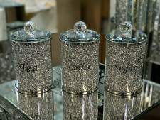 Diamond Crushed Silver Crystal