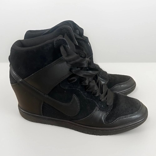 Nike dunk wedges with satin - wedges,