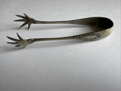 Vintage silver plate sugar - plate,