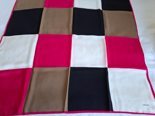 Jaeger silk scarf - scarf, 83cm