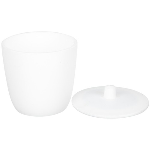 White ptfe lab crucible - white,