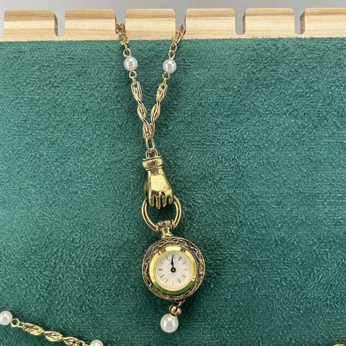 Past times watch necklace - past,