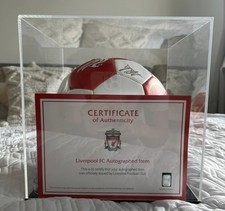 Liverpool Fc Signed Ball In