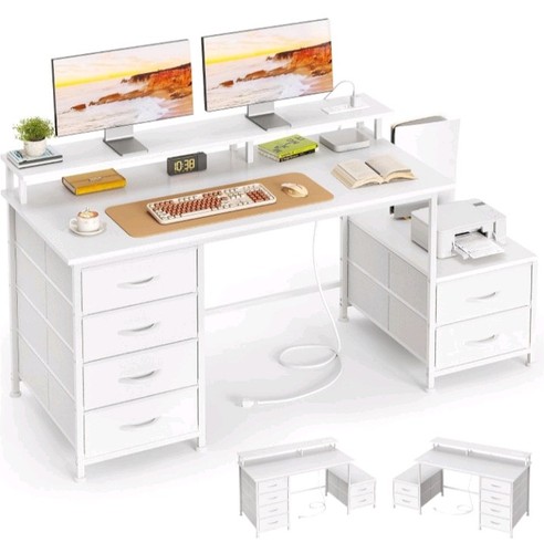 128 computer desk with - computer,