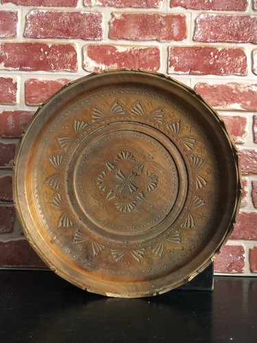 Vintage hand carved turned - hand,