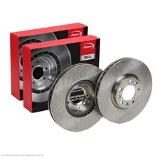 2x APEC Front Brake Discs For