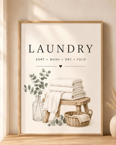 Laundry room wall - laundry,