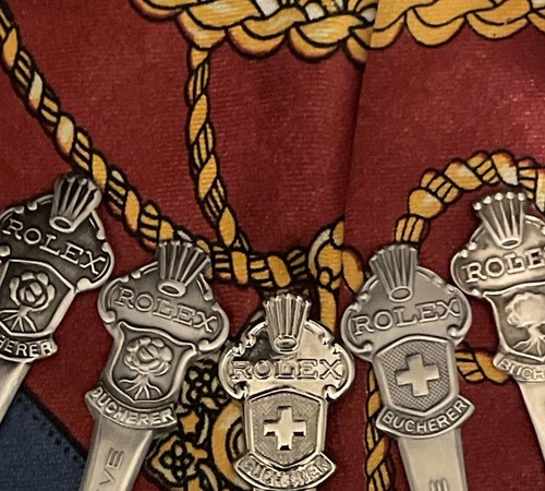 Rolex silver played - silver, spoons