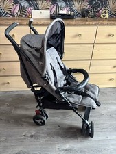 Silver Cross reflex  Brompton Stroller pushchair  with raincover- grey