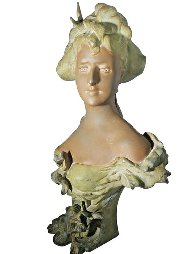 Art nouveau bronzed - nouveau,
