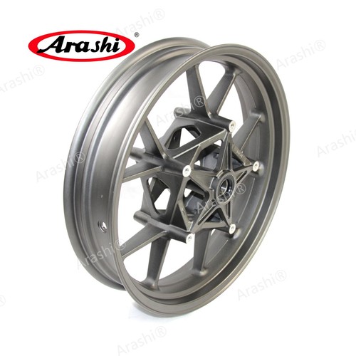 Matte gray front wheel rim - front, for