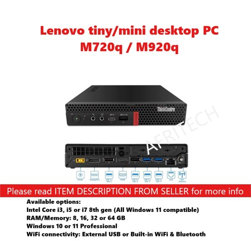 Lenovo 8700 2tb ssd 64gb - i7-8700,