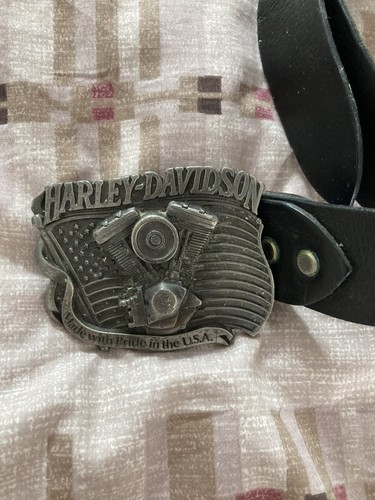 Vintage harley davidson belt - harley-davidson,