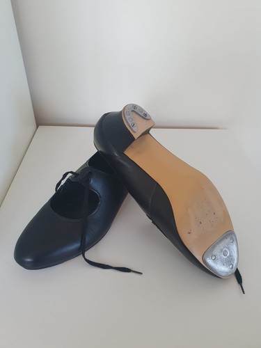 Tdl black leather tap - tdl,