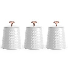 Tea Coffee Sugar Canisters Set