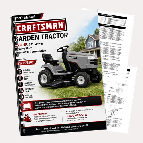 Craftsman 917 276102 garden - craftsman, 54