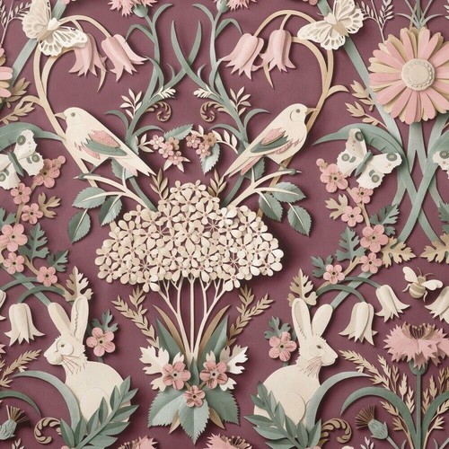 Fine decor plum - fine, rabbit