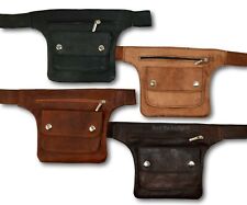 Organic Leather Hip Bag Bumbag Fanny Pack Money Belt Purse Moroccan *HANDMADE* 
