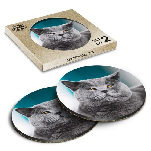 Boxed round coasters - x,