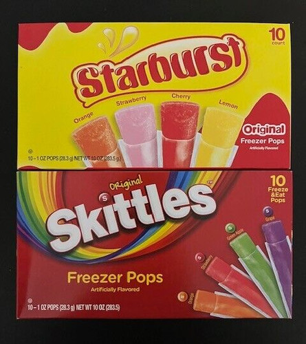 Starburst and skittles freezer - starburst,