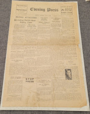 GUERNSEY EVENING PRESS WW2