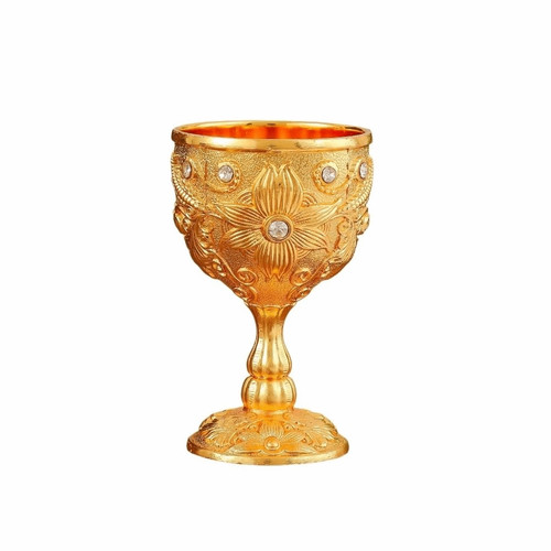 1pc embossed metal chalice - 1pc,