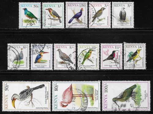 1993 kenya birds used stamps - 1993,