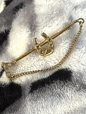 Vintage Gold Tone Equestrian