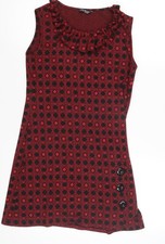 Select Women's Red Argyle Shift Dress Size 10