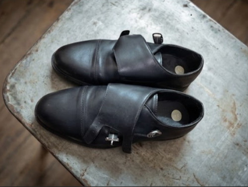 Zara mens black double - zara, monk