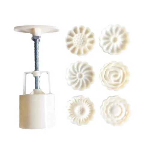 6pcs set stamps moon cake - 6pcs/set, 3d