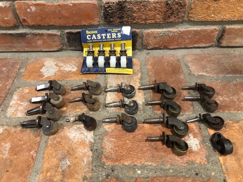 Vintage furniture casters lot - furniture,