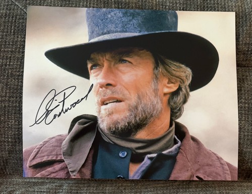 Clint eastwood hand signed - eastwood,