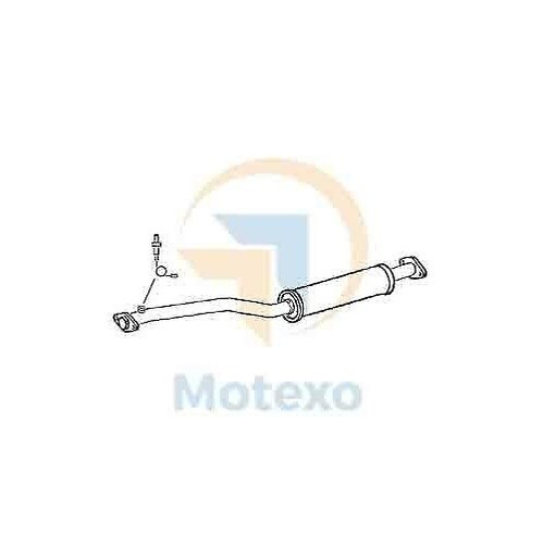 Exls3001 exhaust middle box - exls3001,