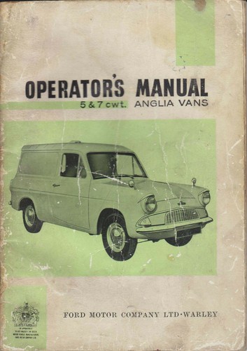 Ford anglia 7cwt vans 307e - &,
