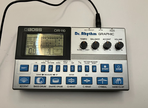 Boss 110 rhythm graphic - rhythm,